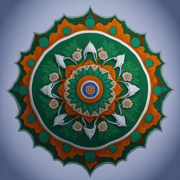 Emblema nacional da Índia, o Ashoka Chakra, simbolizando a paz e o progresso