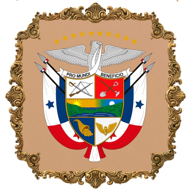 Foto emblema nacional de panamá día de la independencia nacional