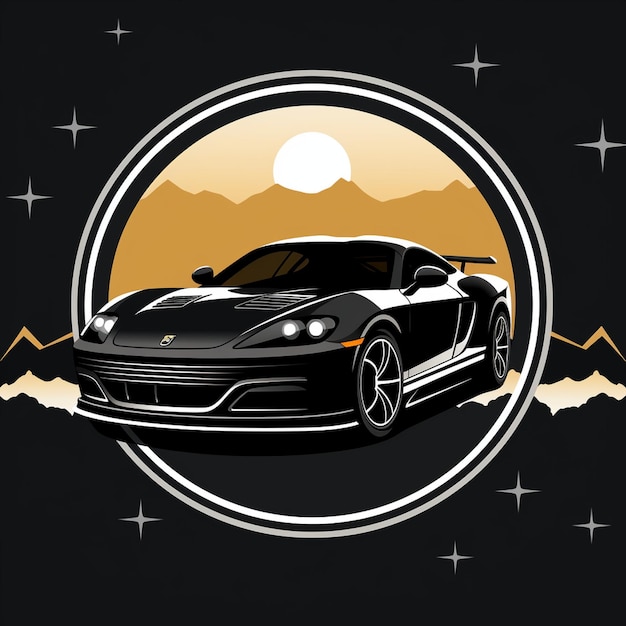 Foto emblema para um grupo de carros esportivos