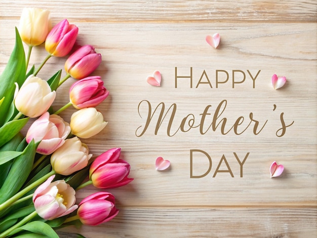 Embrace die Essenz des Mothers Day mit Anmut und Einfachheit in diesem fesselnden Bild Mothers Da