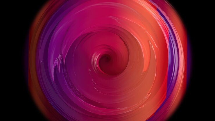 Foto embudo giratorio de fondo abstracto fluido