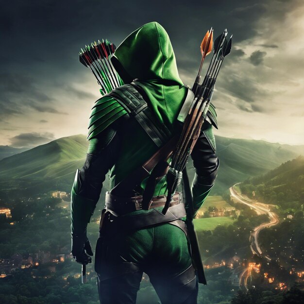 Emerald Archer Oliver Queen DC Heroic Vigilante (El vigilante heroico de la ciudad de Nueva York, Estados Unidos)