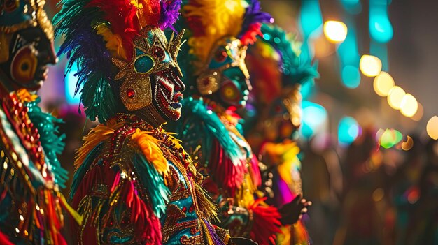 La emoción del animado desfile del carnaval