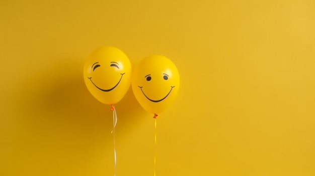 Emoción feliz de la familia con globos emoji