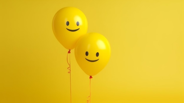 Emoción feliz de la familia con globos emoji
