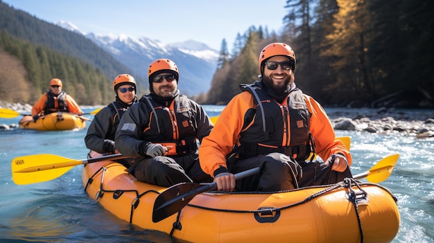 Una emocionante aventura de rafting en aguas blancas