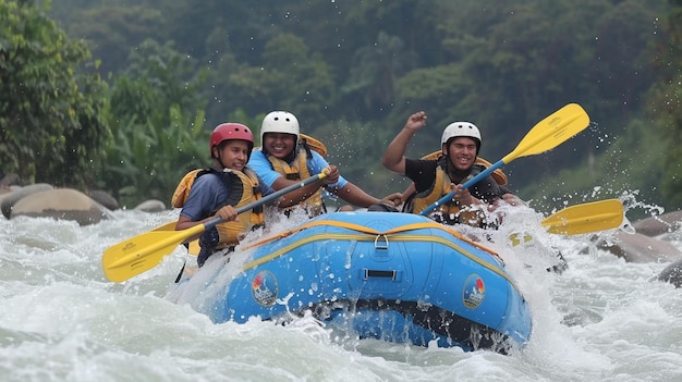 La emocionante aventura del rafting