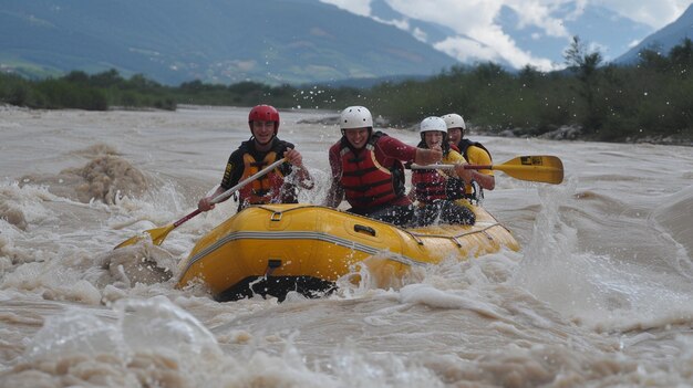 La emocionante aventura de las rápidas del río