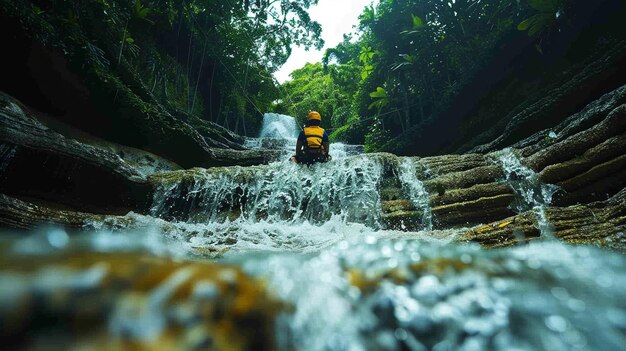 Foto un emocionante papel tapiz para aventuras al aire libre