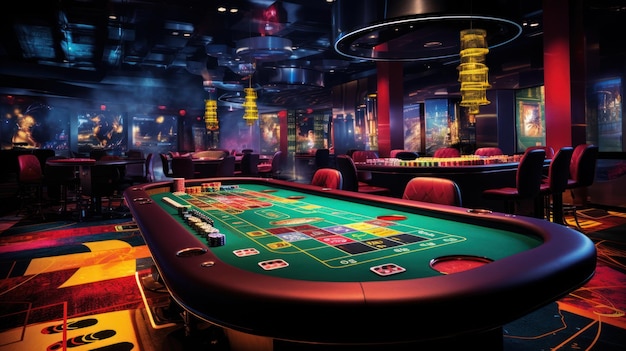 Emociones temáticas del casino Experimente la emoción en la animada mesa de dados