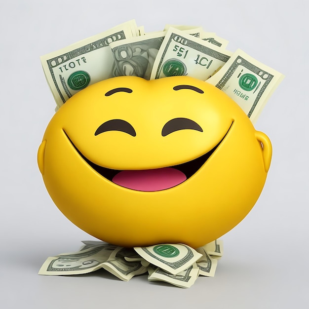 emoji de rosto de abraço de dinheiro