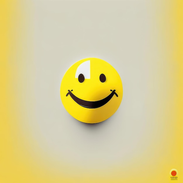 Emoji de sorriso feliz amarelo Inteligência Artificial Gerativa