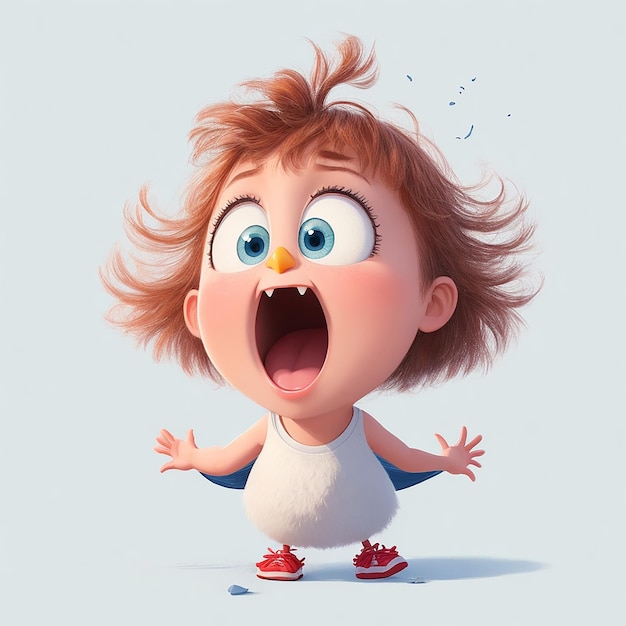 Emoji de dibujos animados para bebés 3D