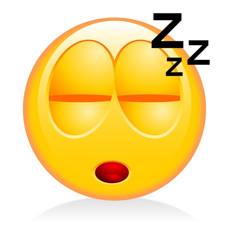 Foto emoji emoticon dormindo