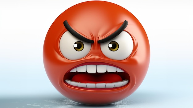 Emoji mit wütendem Gesicht