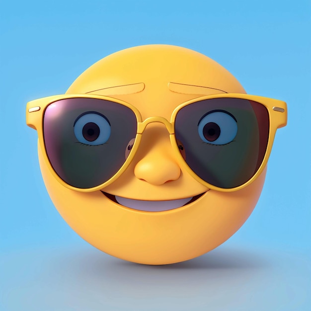 Foto emoji sonriente 3d