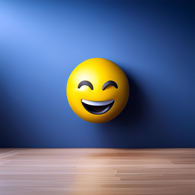 un emoji sonriente el día mundial del emoji