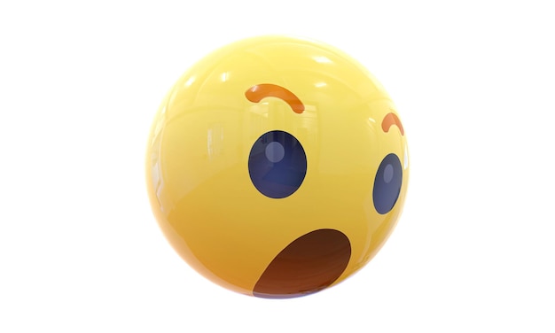 Foto el emoji wow png