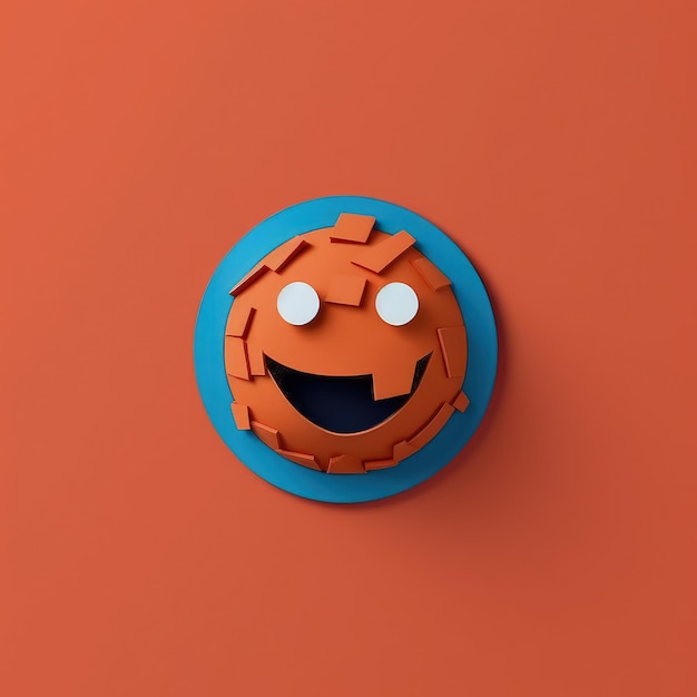 Emojilicious Extravaganza Ilustración artesanal de corte de papel en 3D para el Día Mundial del Emoji