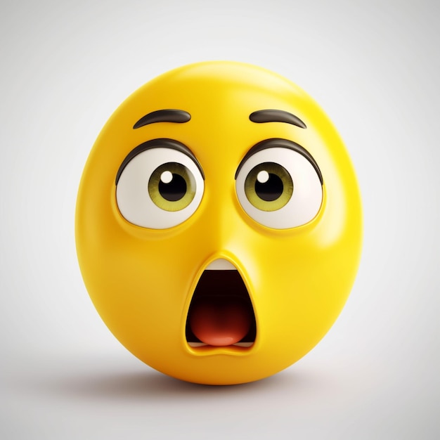 Un emoticón amarillo con una cara que dice 'soy un gran amarillo'