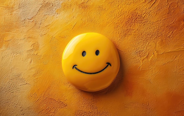 Emoticon con una cara sonriente Un símbolo de felicidad y amor Perfecto para la comunicación digital