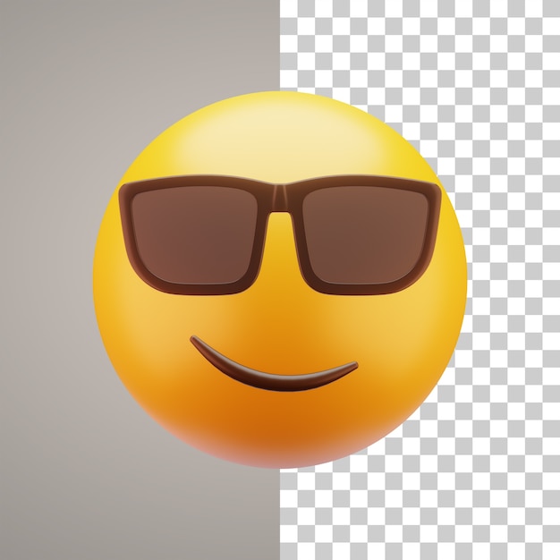 Foto emoticon de ilustração 3d