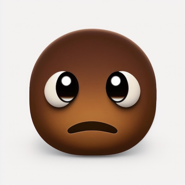 Foto emoticon expressivo cara emoji de merda