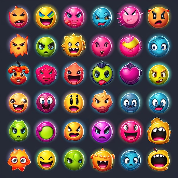 Emotions-Emoji-Smiley ai generiert