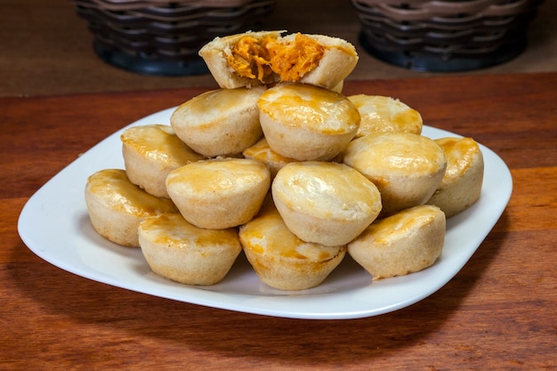 Empadinha, bocadillo tradicional brasileño
