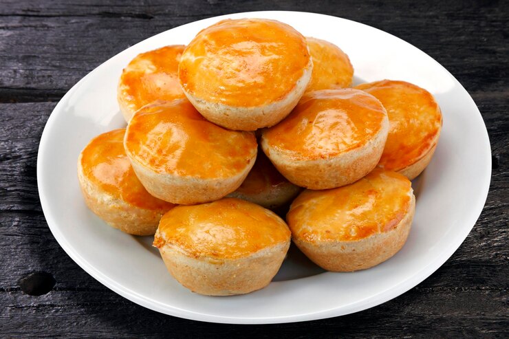 Empadinha tradicional lanche brasileiro