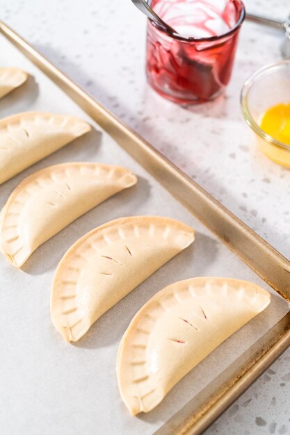 Empanadas de cerezas dulces en Air Fryer