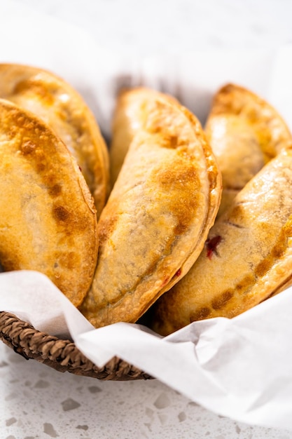 Empanadas de cereja doce na Air Fryer