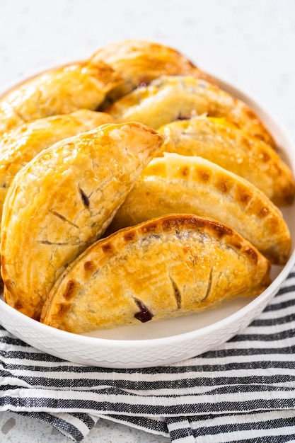 Empanadas mit Blaubeeren