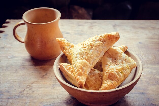 Empanadas con requesón