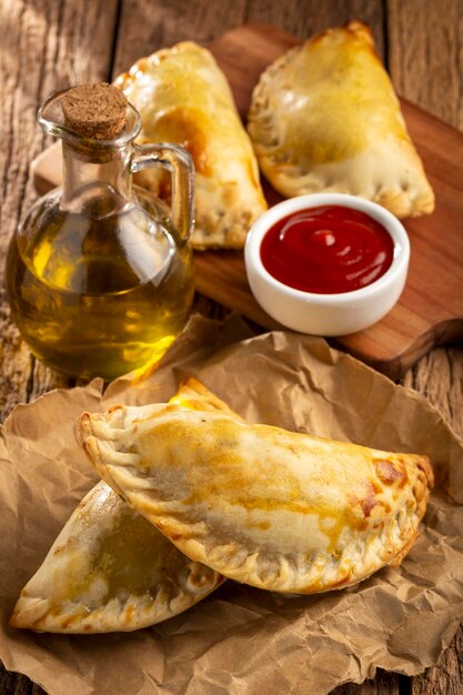 Empanadas saborosas de carne picante empanadas argentinas