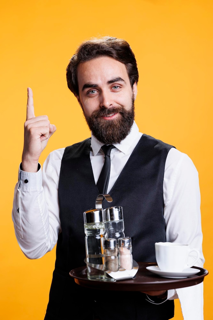 Foto empleado profesional con una nueva idea