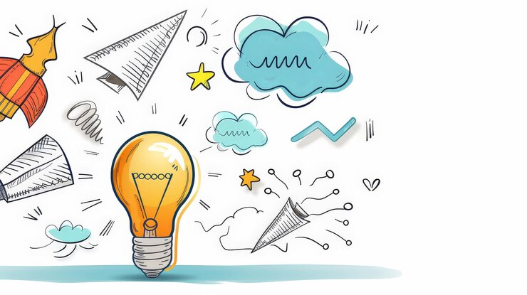 Empoderando las herramientas de apoyo al cambio y las ideas brillantes en el estilo de animación de pizarra blanca