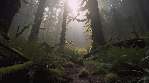 Emprende un viaje a través de un bosque encantado donde el aire está cargado de magia y los árboles susurran secretos a quienes se atreven a escuchar. Generado por IA