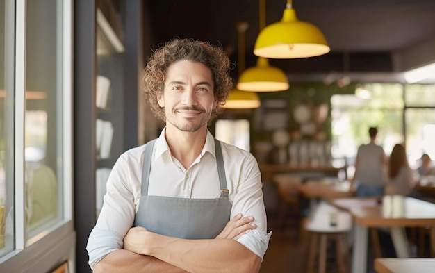 Emprendedor en la entrada