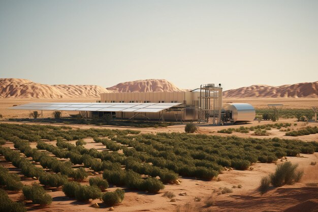 Foto una empresa basada en el desierto pionera en la agricultura sostenible 00065 01