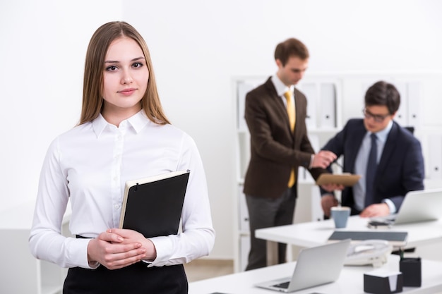 Empresaria en el trabajo