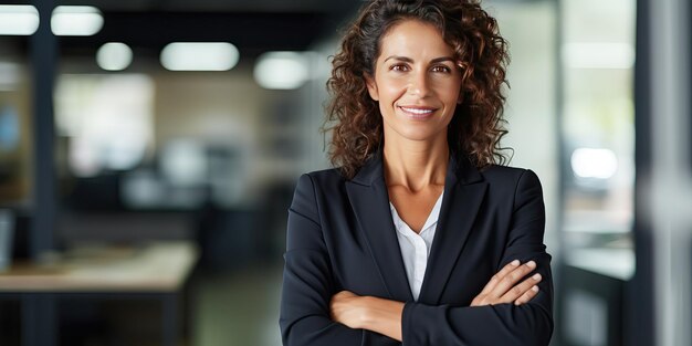 Empresário de garota feliz