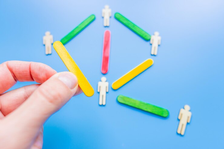 Foto empresario organización social creación de equipos contratación gestión de empresas y recursos humanos