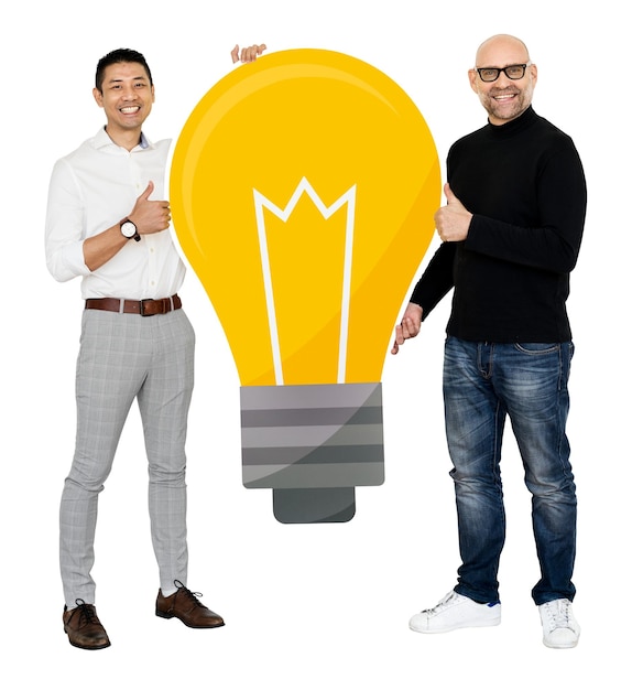 Empresários criativos elemento png fundo transparente
