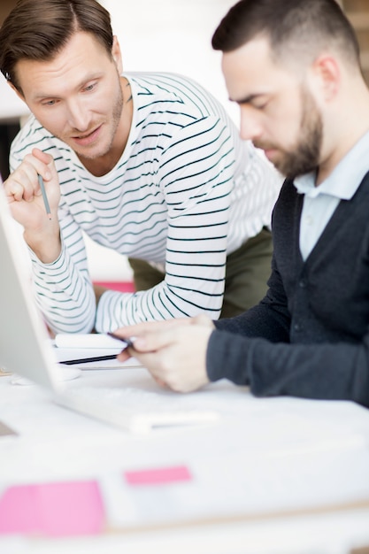 Empresários no trabalho