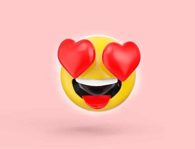 Enamorarse emoji 3d