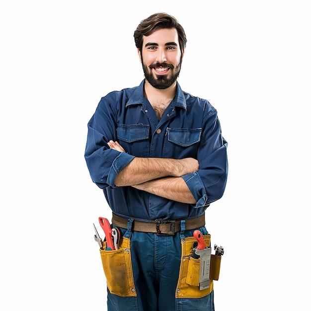 Encanador profissional, eletricista, mecânico ou pintor