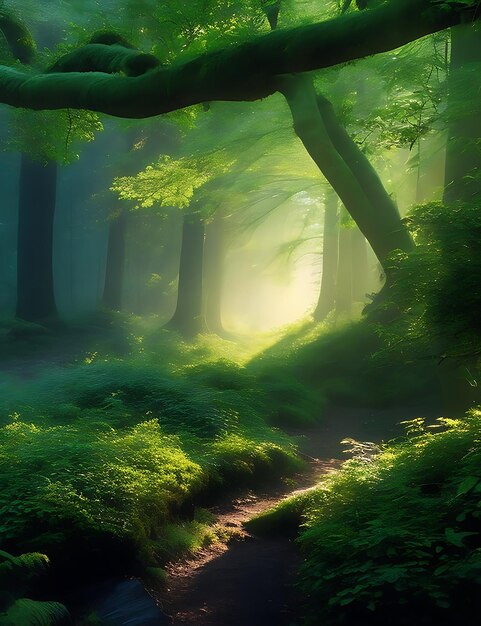 Encantador bosque hermoso de alta calidad.