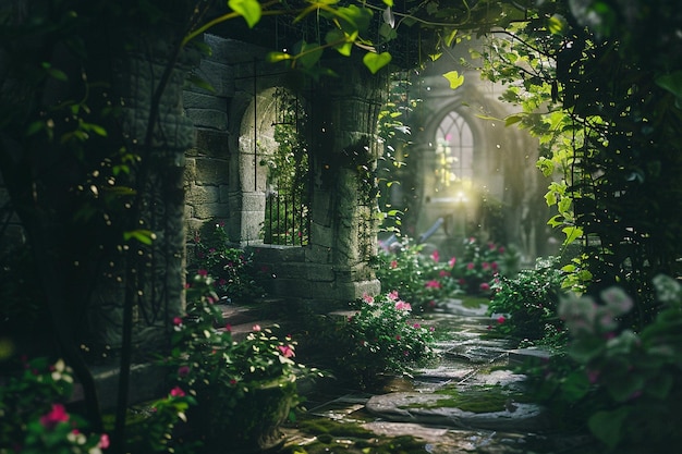 Encantador jardín secreto escondido en la ciudad octane ren