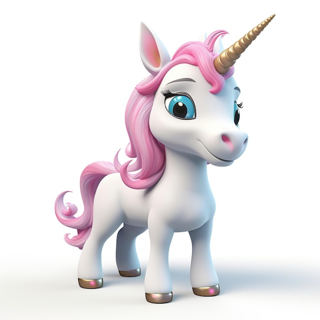 El encantador reino de nuestro majestuoso unicornio un símbolo de esperanza magia y amor generativo Ai